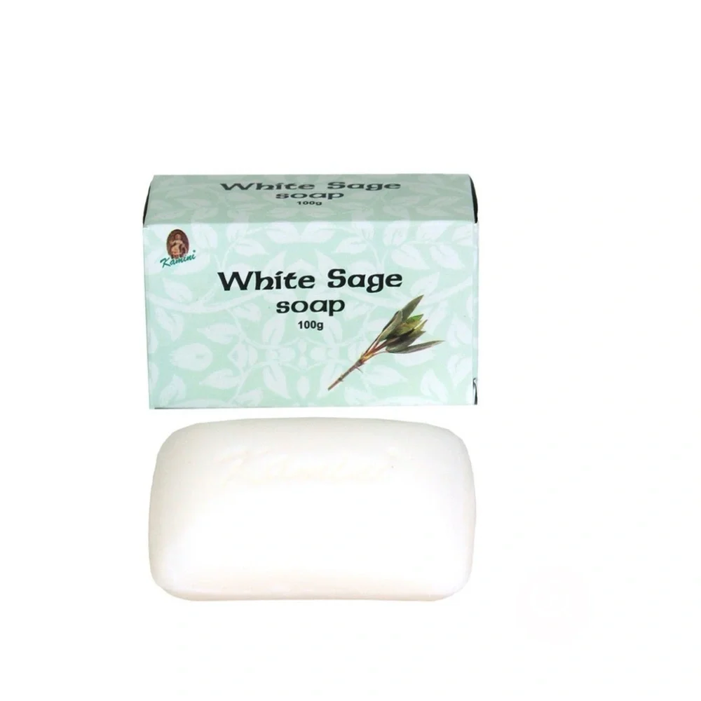 Kamini: White Sage Soap - 3½ oz. Mild 100% Vegetable Based Bundle & Save 4/$30